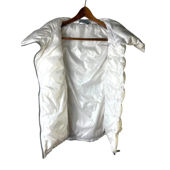 Athleta White Puffy Vest, Women's Size Extra Small - Picture 4 of 10